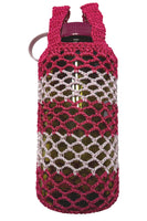 crochet bag + bottle