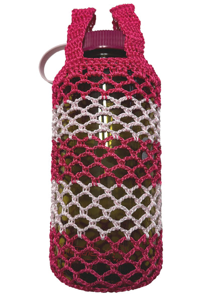 crochet bottle bag