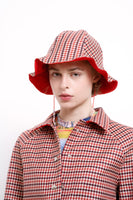 Checkered Blossom Hat