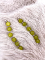 Olive Pearl String Earrings