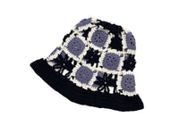 TRUONGII Crochet Hat Black and Grey