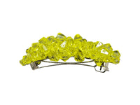 Hair Barrette with yellow beads