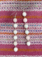 Rose Pearl String Earrings